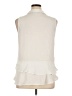 Simply Vera Vera Wang 100% Polyester Ivory Sleeveless Blouse Size XL - photo 2