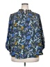 Carolina Belle 100% Polyester Blue 3/4 Sleeve Blouse Size 2X - photo 1