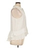 Simply Vera Vera Wang 100% Polyester Ivory Sleeveless Blouse Size XL - photo 4