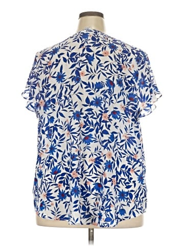 Liz Claiborne Short Sleeve Blouse (view 2)