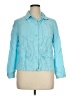 JM Collection 100% Tencel Blue 3/4 Sleeve Button-Down Shirt Size 14 - photo 1