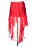Alythea 100% Polyester Red Formal Skirt Size L - photo 2