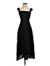 Zara Solid Black Casual Dress Size S - photo 1