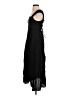 Zara Solid Black Casual Dress Size S - photo 5