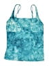 Lands' End Tie-dye Teal Swimsuit Top Size 18 - photo 1