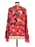 Belle + Sky 100% Polyester Red 3/4 Sleeve Blouse Size XL - photo 2