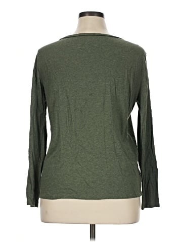 Ann Taylor LOFT Outlet 3/4 Sleeve T-Shirt (view 2)