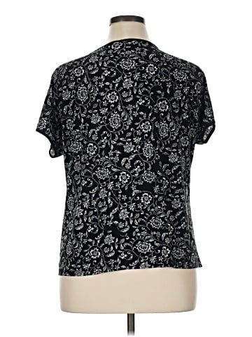 Adrienne Vittadini Short Sleeve Blouse (view 2)