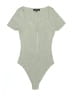 Lulus 100% Polyester Gray Bodysuit Size M - photo 1