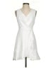 BCBGMAXAZRIA 100% Recycled Polyester White Cocktail Dress Size 0 - photo 1