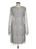 Baci Silver Casual Dress Size M (estimated) - photo 2
