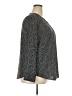 Pure Energy 100% Polyester Polka Dots Gray Long Sleeve Blouse Size 2X Plus - photo 4