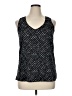 Eclair 100% Polyester Black Sleeveless Top Size XL - photo 1