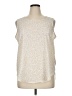 Maurices 100% Polyester Ivory Sleeveless T-Shirt Size XL - photo 1