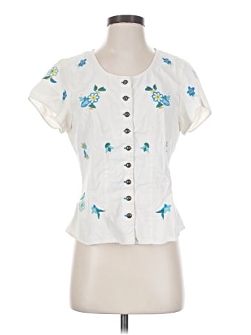 Free People Short Sleeve Blouse (view 1)