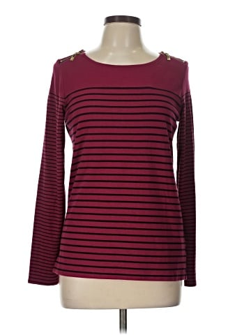 Anne Klein Long Sleeve Top (view 1)