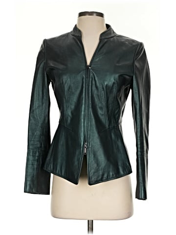 Lafayette 148 New York Leather Jacket (view 1)