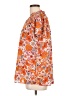Unbranded 100% Polyester Floral Orange Short Sleeve Blouse Size L - photo 5