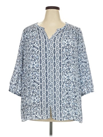 Rose + Olive Short Sleeve Blouse (view 1)