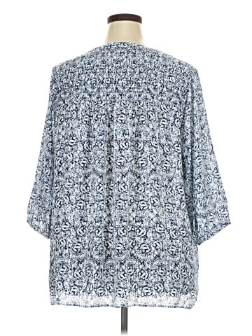 Rose + Olive Short Sleeve Blouse (view 2)