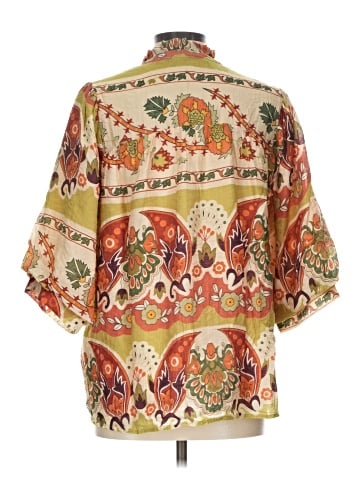 Umgee 3/4 Sleeve Blouse (view 2)