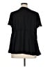 Torrid 100% Polyester Black Short Sleeve Blouse Size 1X Plus (1) - photo 2