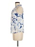 Ann Taylor LOFT 100% Polyester Blue Sleeveless Blouse Size M - photo 5