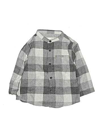 Zara Baby Long Sleeve Button-Down Shirt (view 1)