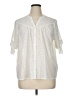 Torrid 100% Polyester Ivory 3/4 Sleeve Blouse Size 1X Plus (1) - photo 1