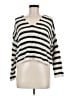 Francesca's Stripes Ivory Pullover Sweater Size M - photo 1