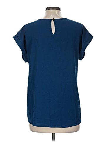 Full Moon Maternity Short Sleeve Blouse (view 2)