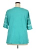 Van Heusen 100% Polyester Teal Short Sleeve Blouse Size XXL - photo 2