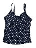 Lands' End Polka Dots Blue Swimsuit Top Size 18W DD - photo 1