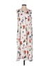 Unbranded 100% Viscose Print White Casual Dress Size S - photo 1