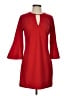 Express Solid Red Casual Dress Size S - photo 1
