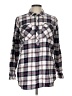 Eddie Bauer 100% Cotton Plaid Silver Long Sleeve Button-Down Shirt Size L - photo 1
