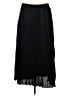 Ann Taylor LOFT 100% Polyester Solid Black Formal Skirt Size M - photo 2