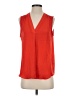 Vince Camuto 100% Polyester Red Sleeveless Blouse Size S - photo 1