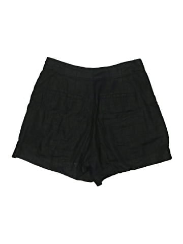 Madewell Clean Button-Tab Shorts in 100% Linen (view 2)