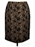 Talbots 100% Nylon Paisley Brown Formal Skirt Size 8 - photo 2