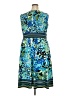 DressBarn Print Blue Casual Dress Size 18W - photo 2
