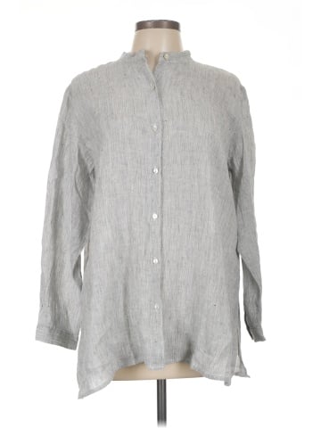 Eileen Fisher Long Sleeve Button-Down Shirt (view 1)