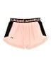 Under Armour 100% Polyester Color Block Pink Athletic Shorts Size S - photo 1
