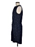 Gap 100% Viscose Polka Dots Blue Casual Dress Size M - photo 5