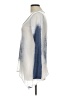 Moda International Silver Long Sleeve Top Size L - photo 5
