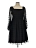 BTFBM 100% Polyester Polka Dots Black Cocktail Dress Size L - photo 1