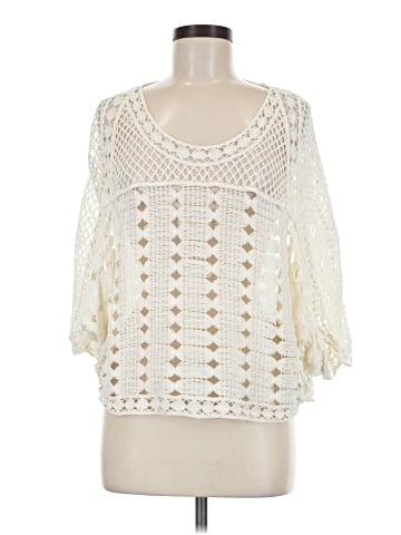 Pookie & Sebastian 3/4 Sleeve Blouse (view 1)