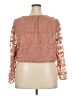 Lucky Brand 100% Polyester Pink Long Sleeve Blouse Size XXL - photo 2