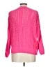New York & Company 100% Polyester Pink Pullover Sweater Size L - photo 2