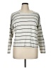 Apt. 9 Stripes Silver Pullover Sweater Size XL - photo 1